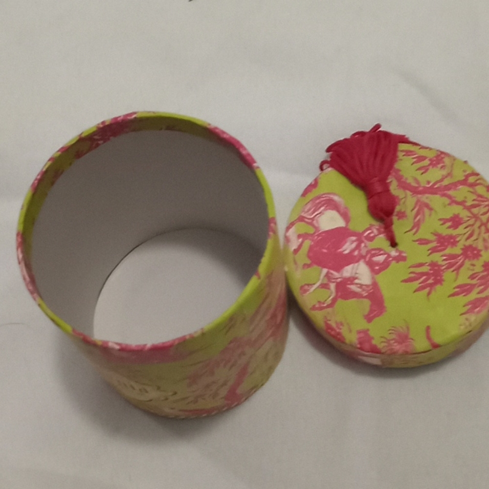 Small Toile Print Box - Picture 6 of 6
